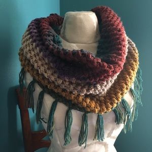 Cool Autumn Handmade Crochet Scarf